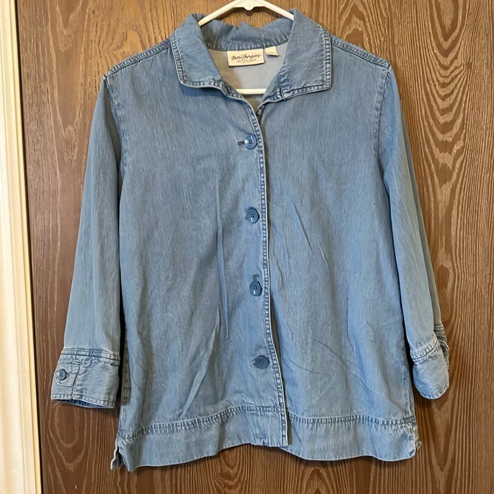 Norm Thompson Jean Work Coat Vintage